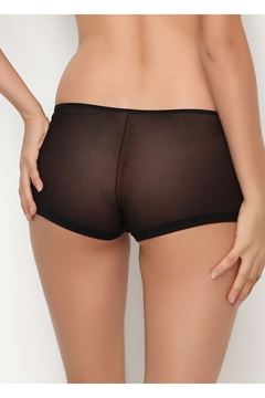 Gallipoli Yarasa Desen Transparan Şort Külot 2883 resmi