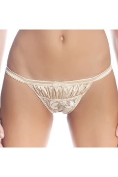 Reflections Büzgülü Dantelli İp Kenarlı Bayan Slip 550 resmi