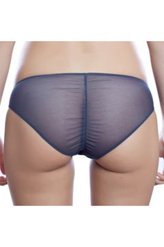 Reflections Dantelli Gri Leopar Slip 348 resmi