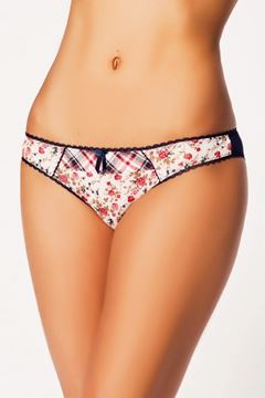 Reflections Ekose Çiçekli Lacivert Slip 128 resmi