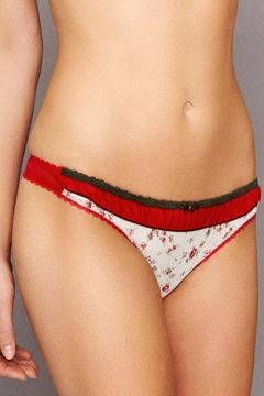 Reflections Kırmızı Çiçekli Transparan Slip 520 resmi