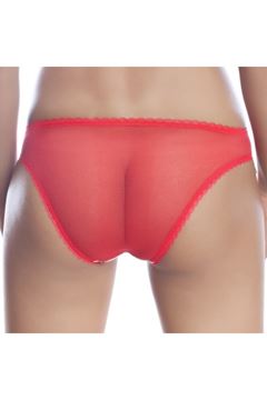 Reflections Kırmızı Çiçekli Transparan Slip 520 resmi