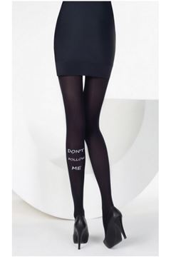 DayMod No Man No Cry Siyah Külotlu Çorap resmi