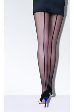 DayMod Line Şeritli Külotlu Çorap resmi