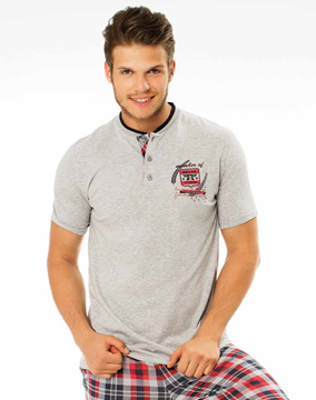 MOD Collection 2015 Yazlık Patlı Pijama Takım 1784 resmi