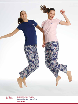 U.S Polo 15568 Bayan Patlı Pijama Takım resmi