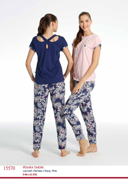 U.S Polo 15570 Bayan Pijama Takım resmi