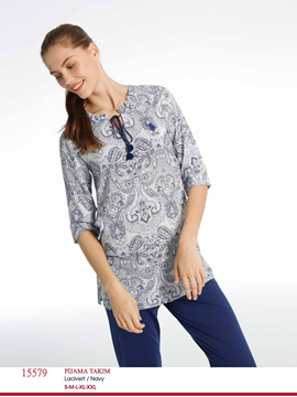 U.S Polo 15579 Bayan Pijama Takım resmi