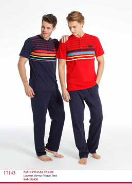 U.S Polo 17143 Erkek Patlı Pijama Takım resmi