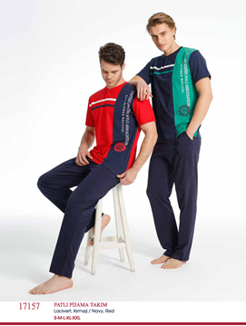U.S Polo 17157 Erkek Patlı Pijama Takım resmi