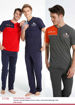 U.S Polo 17158 Erkek Patlı Pijama Takım resmi