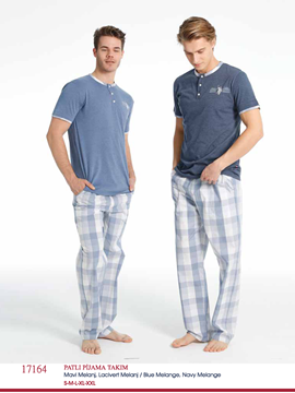 U.S Polo 17164 Erkek Patlı Pijama Takım resmi