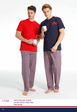 U.S Polo 17166 Erkek Patlı Pijama Takım resmi