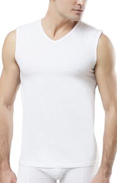 Cuppro Comfort Erkek V Yaka Kolsuz Atlet 6155 resmi