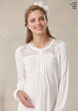 Cossy By AQUA 2018 Lohusa Hamile  Gecelik  18003