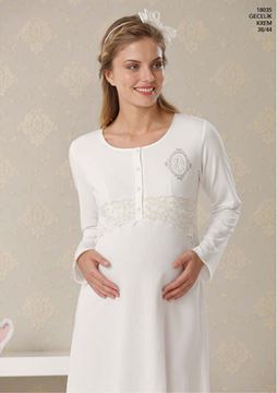 Cossy By AQUA 2018 Lohusa Hamile  Gecelik  18035