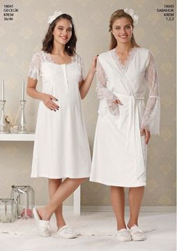 Cossy By AQUA 2018 Lohusa Hamile  Gecelik  18041