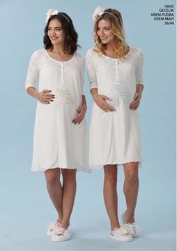 Cossy By AQUA 2018 Lohusa Hamile  Gecelik  18045