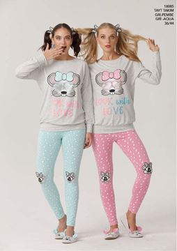 Cossy By AQUA 2018 Sonbahar Kış Tayt Takım  18085