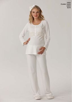 A Cossy By AQUA 2018 Lohusa Hamile Pijama Takım 18036