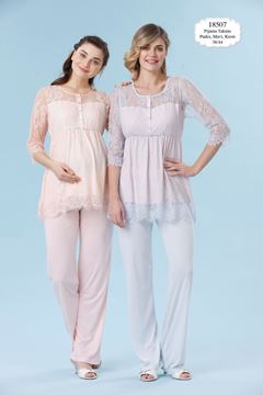 Cossy By Aqua 2018 Yaz 18507 Hamile Lohusa Pijama Takım